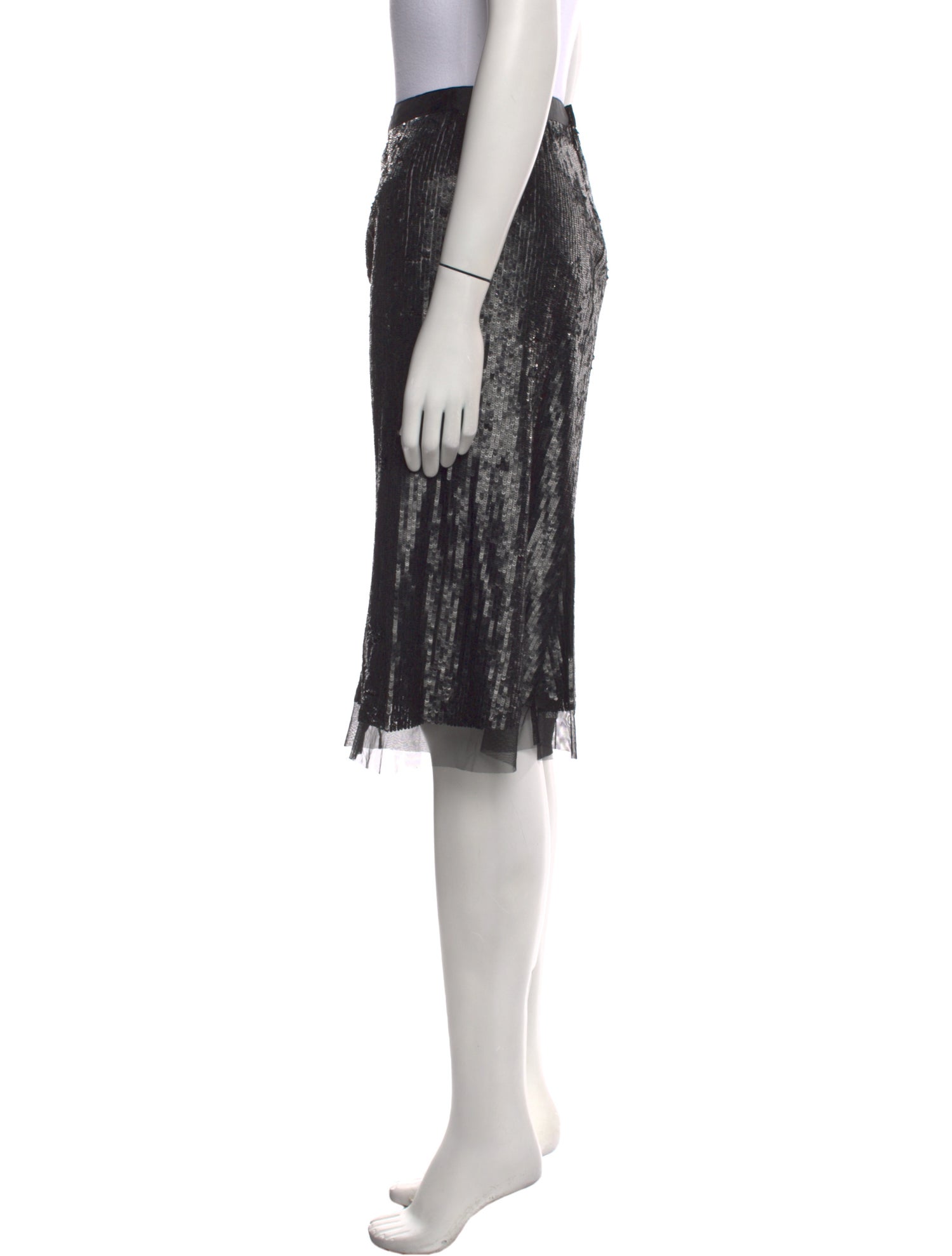 Tom Ford Sequin Embellishments Knee-Length Skirt