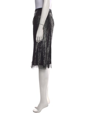 Tom Ford Sequin Embellishments Knee-Length Skirt