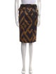 Tom Ford Printed Knee-Length Skirt