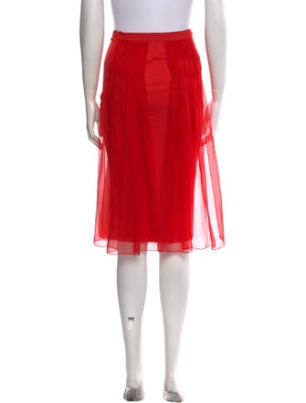 Tom Ford Ruffle Embellishment Knee-Length Skirt