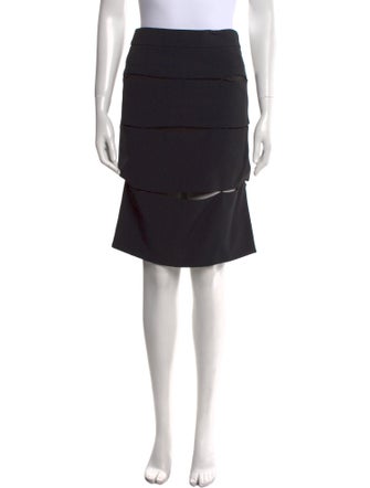 Tom Ford Cutout Accent Knee-Length Skirt