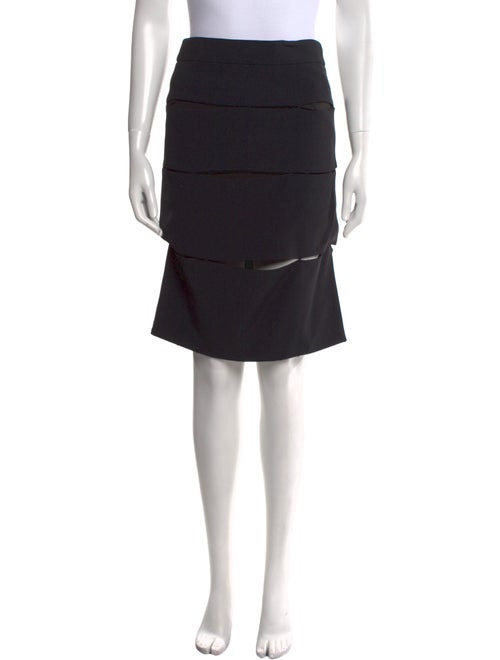 Tom Ford Cutout Accent Knee-Length Skirt