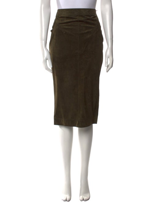 Tom Ford Lamb Leather Knee-Length Skirt