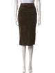 Tom Ford Lamb Leather Knee-Length Skirt