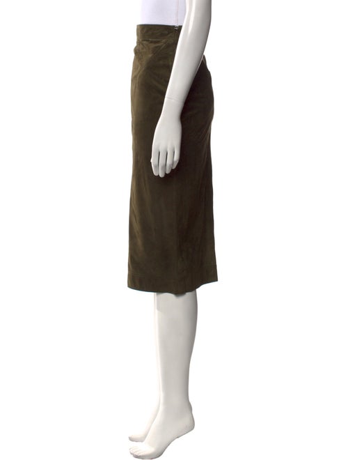 Tom Ford Lamb Leather Knee-Length Skirt