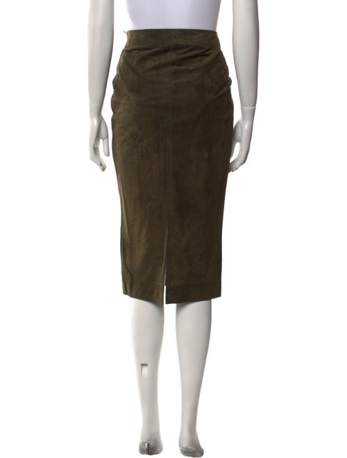 Tom Ford Lamb Leather Knee-Length Skirt