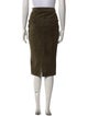 Tom Ford Lamb Leather Knee-Length Skirt