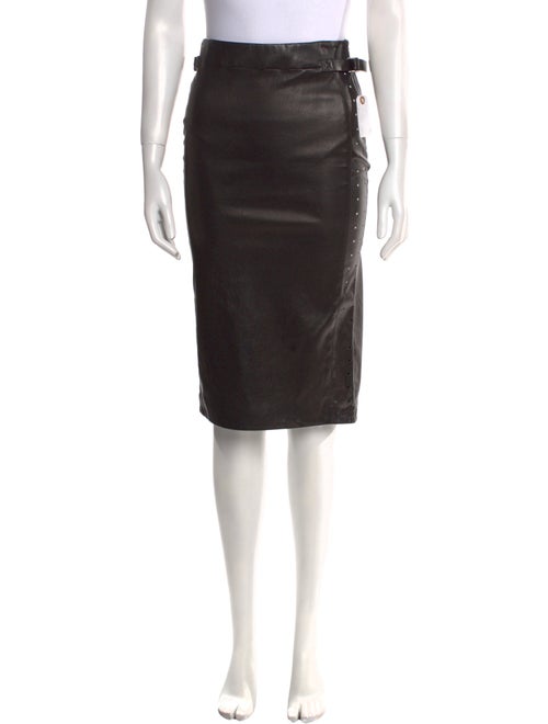 Tom Ford Leather Knee-Length Skirt