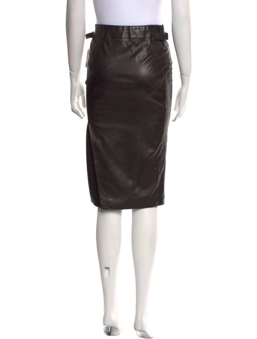 Tom Ford Leather Knee-Length Skirt