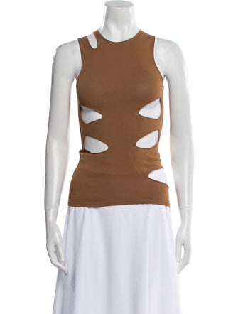 Tom Ford Crew Neck Sleeveless Top