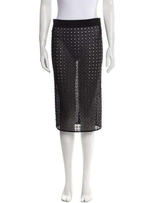 Tom Ford Eyelet Trim Knee-Length Skirt