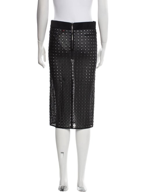 Tom Ford Eyelet Trim Knee-Length Skirt