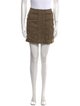 Tom Ford Raw-Edge Trim Mini Skirt