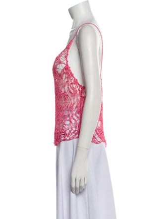 Tom Ford Printed Scoop Neck Top