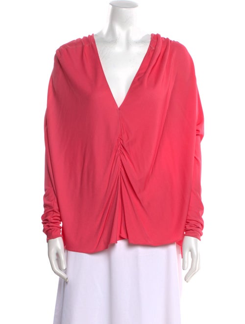 Tom Ford V-Neck Long Sleeve Blouse