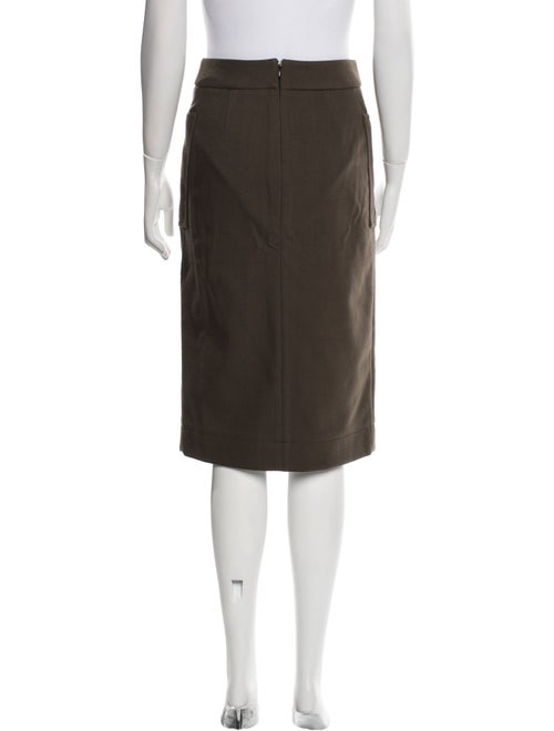 Tom Ford Pleated Accents Knee-Length Skirt