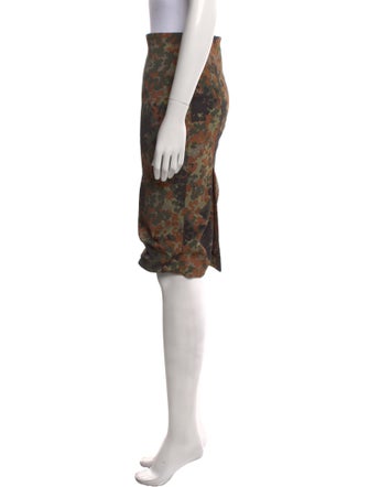 Tom Ford Floral Print Knee-Length Skirt