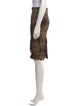 Tom Ford Floral Print Knee-Length Skirt