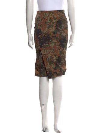 Tom Ford Floral Print Knee-Length Skirt