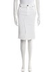 Tom Ford Raw-Edge Trim Knee-Length Skirt