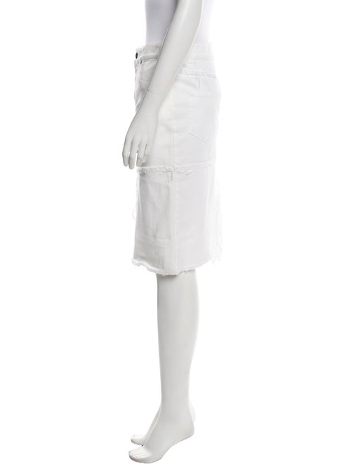 Tom Ford Raw-Edge Trim Knee-Length Skirt