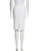 Tom Ford Raw-Edge Trim Knee-Length Skirt