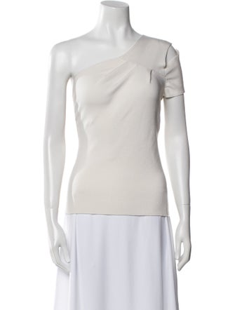 Tom Ford One-Shoulder Short Sleeve Top