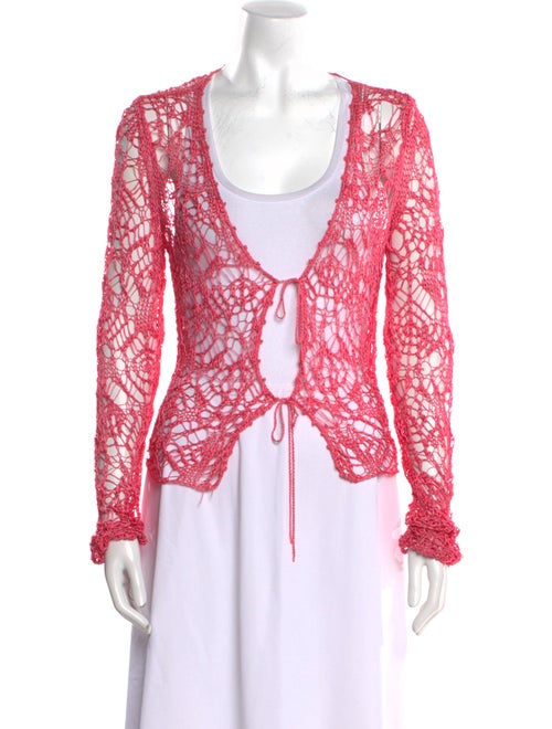 Tom Ford Patterned V-Neck Sweater