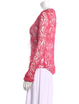 Tom Ford Patterned V-Neck Sweater