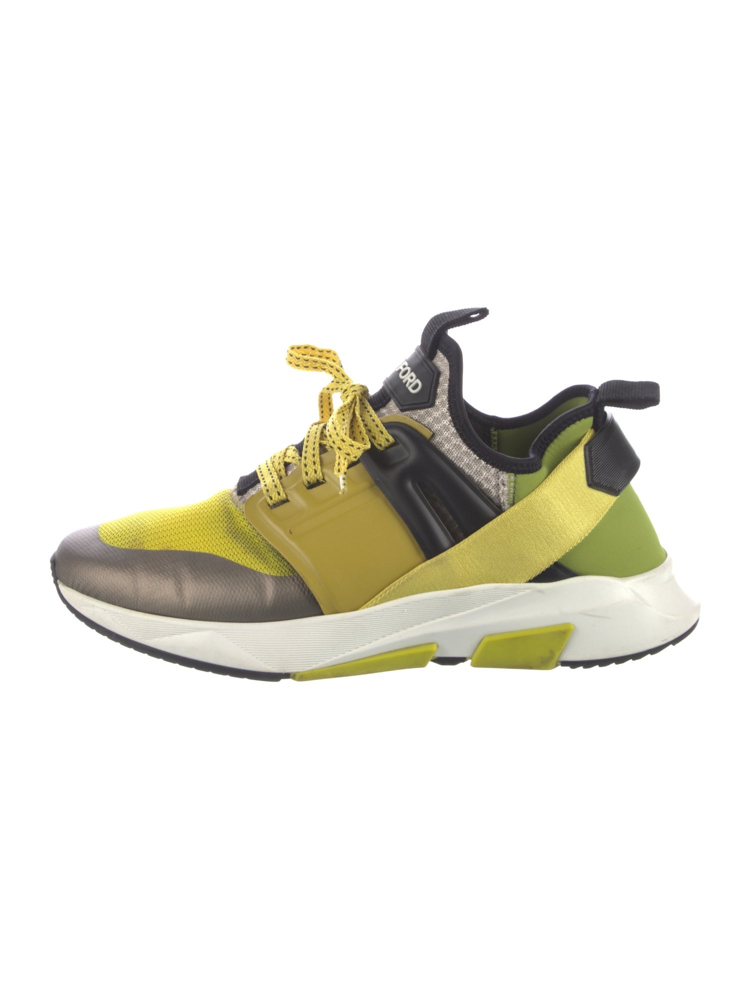 Tom Ford Mesh Colorblock Pattern Sneakers