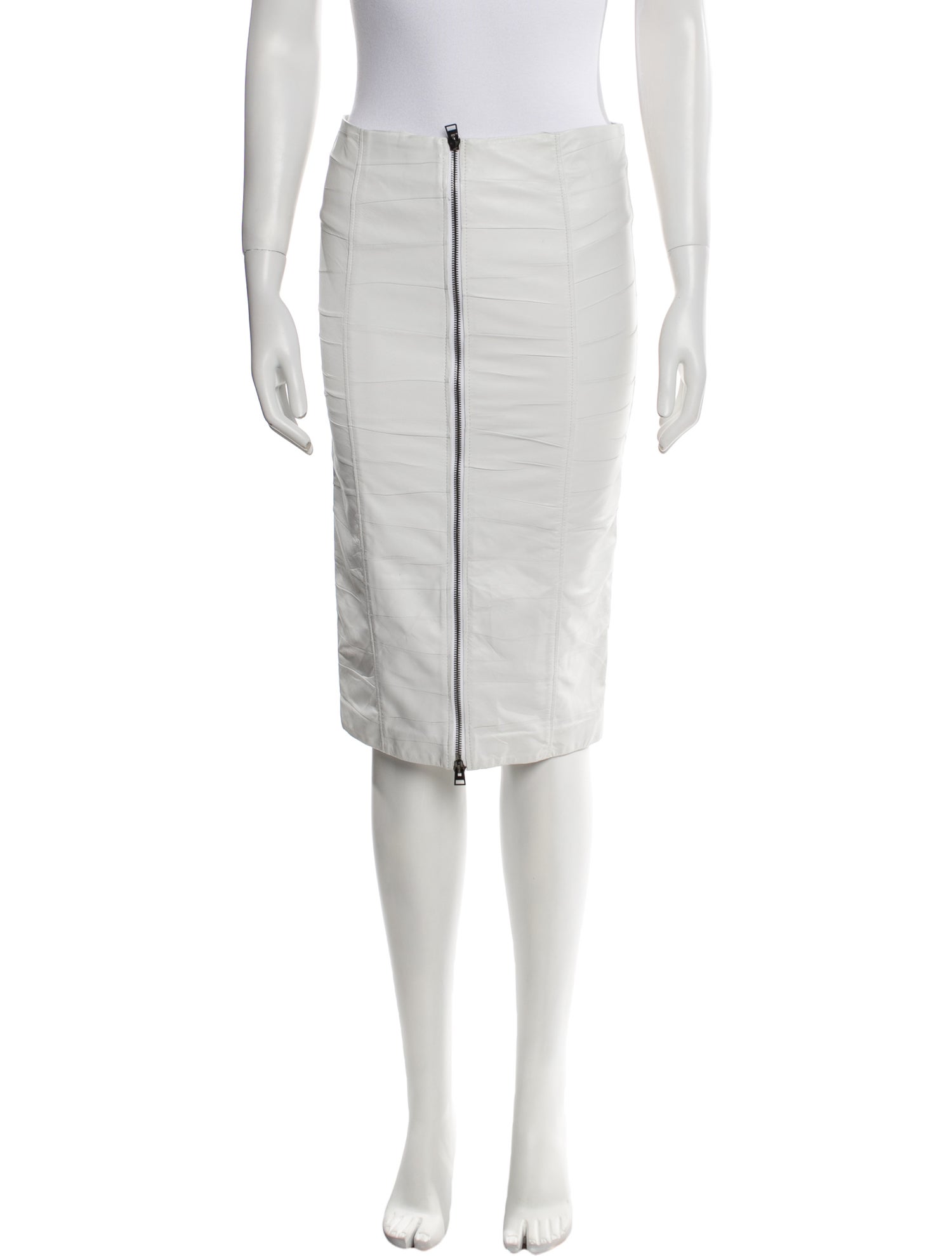 Tom Ford Leather Knee-Length Skirt