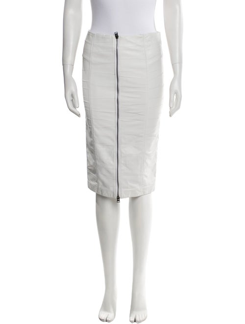 Tom Ford Leather Knee-Length Skirt