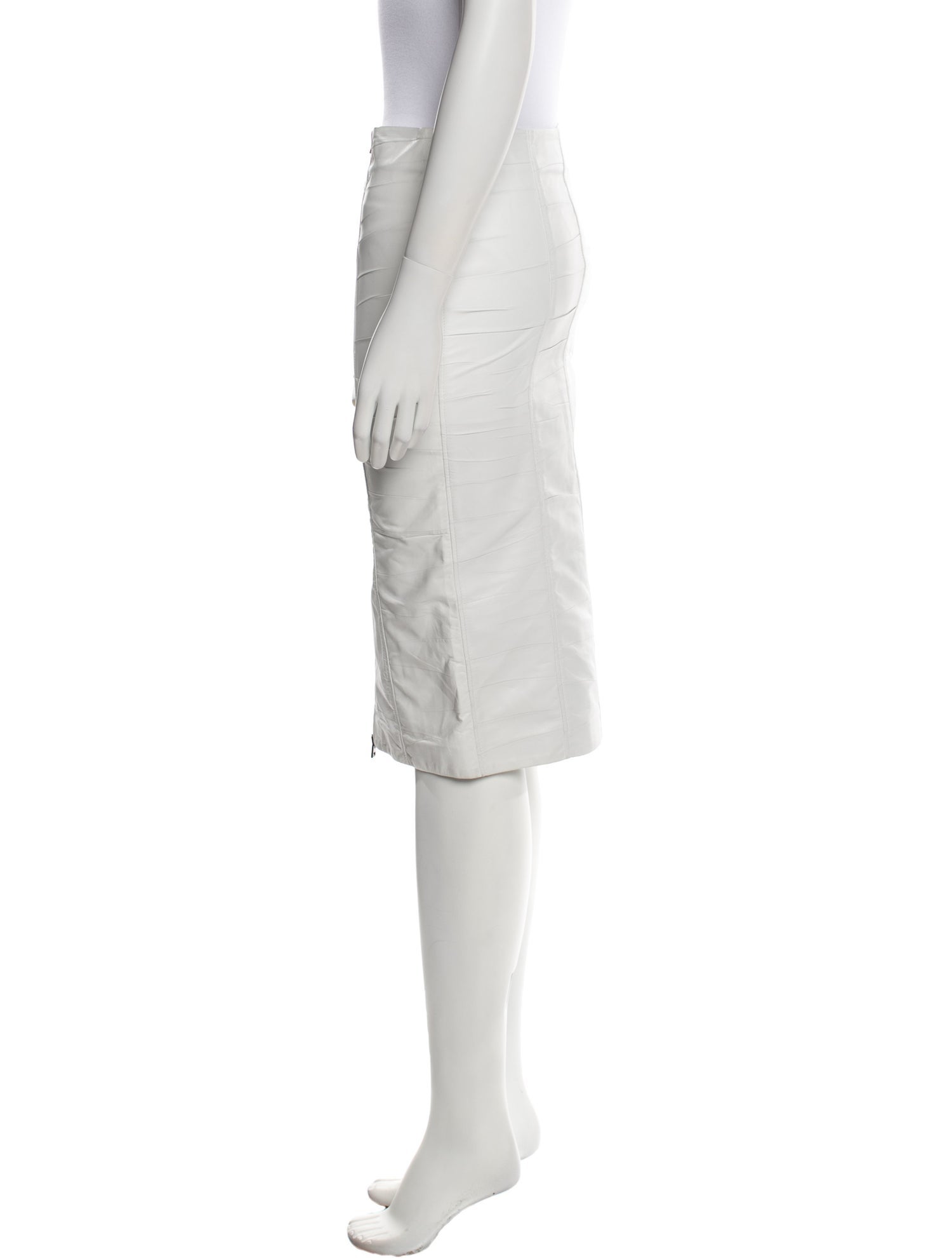 Tom Ford Leather Knee-Length Skirt