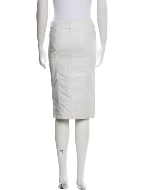 Tom Ford Leather Knee-Length Skirt