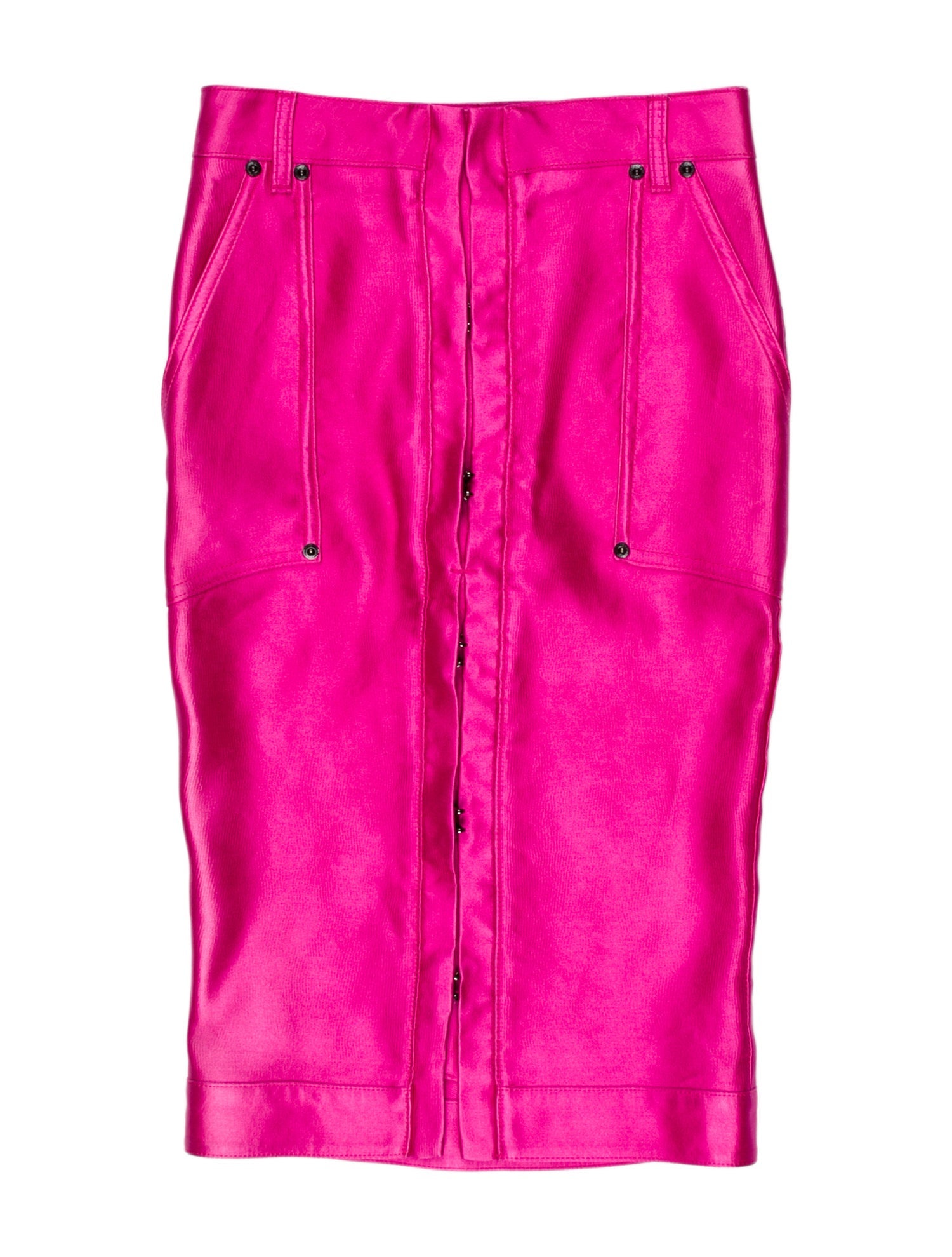 Tom Ford Satin Knee-Length Skirt