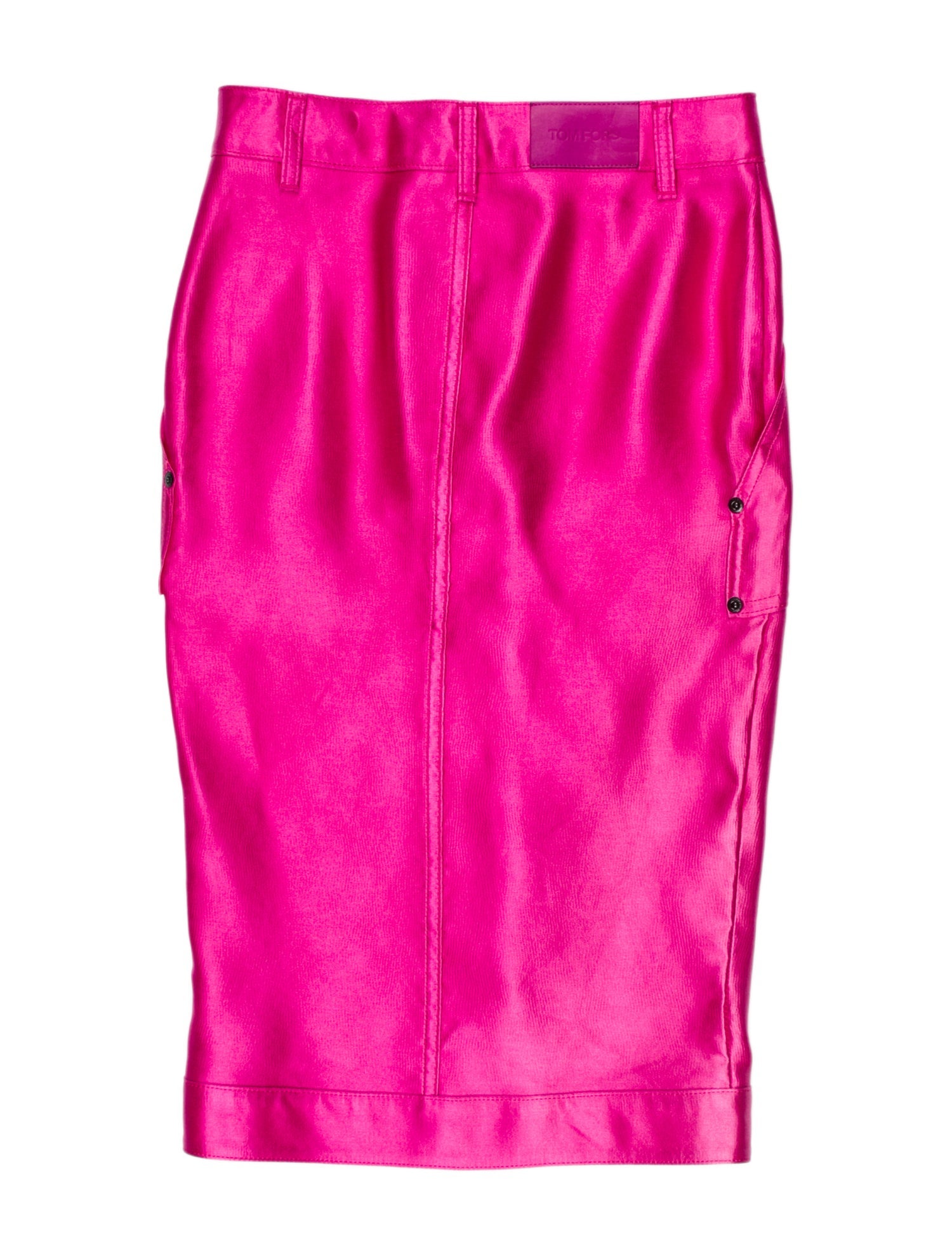 Tom Ford Satin Knee-Length Skirt