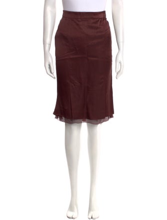 Tom Ford Silk Knee-Length Skirt