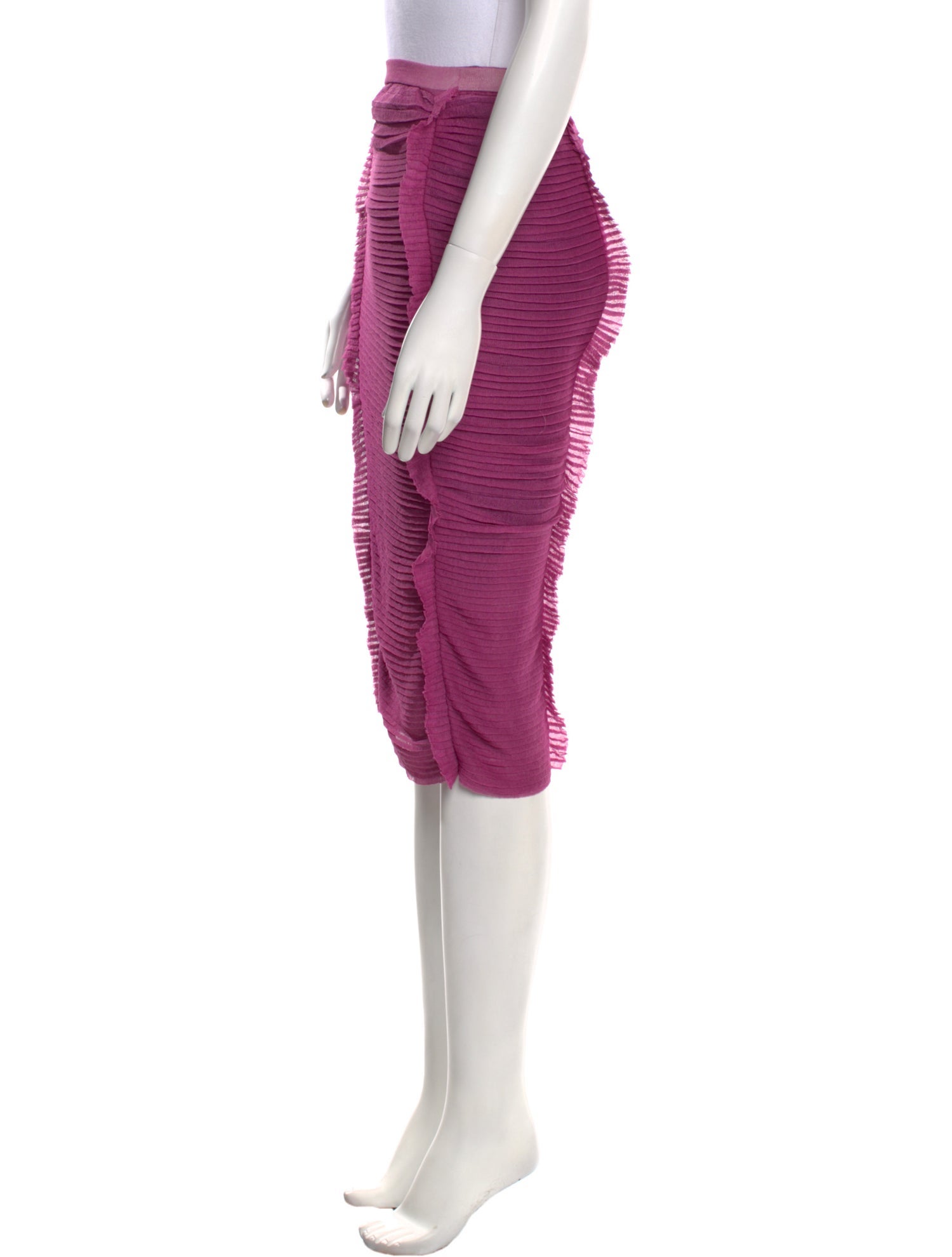 Tom Ford Pleated Accents Knee-Length Skirt