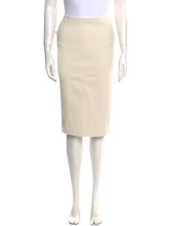 Tom Ford Whipstitch Trim Knee-Length Skirt