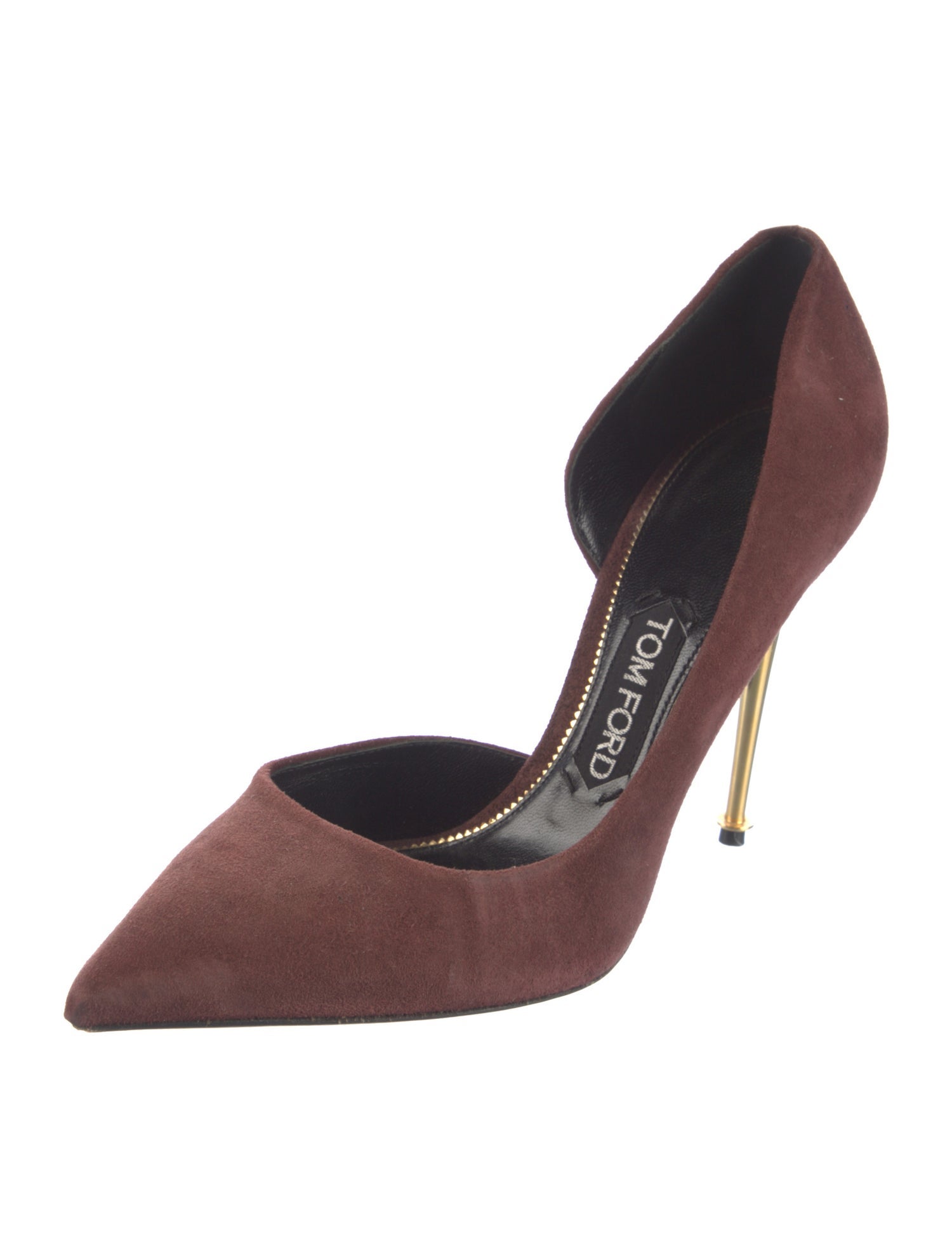 Tom Ford Suede D'Orsay Pumps