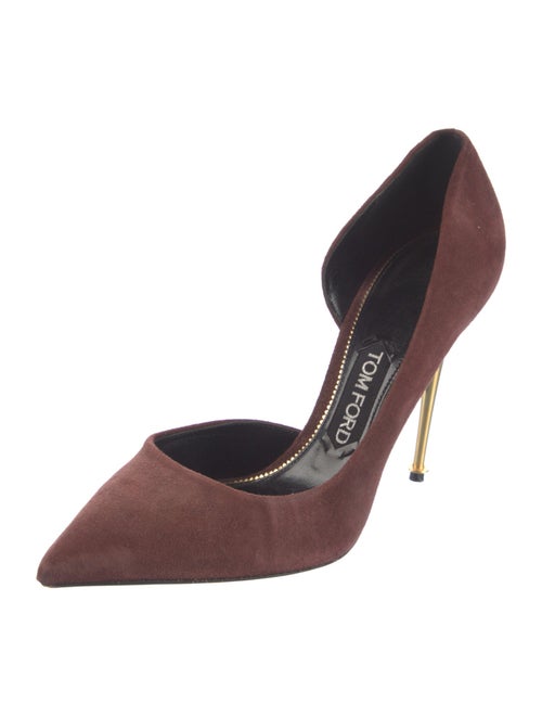 Tom Ford Suede D'Orsay Pumps