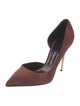Tom Ford Suede D'Orsay Pumps
