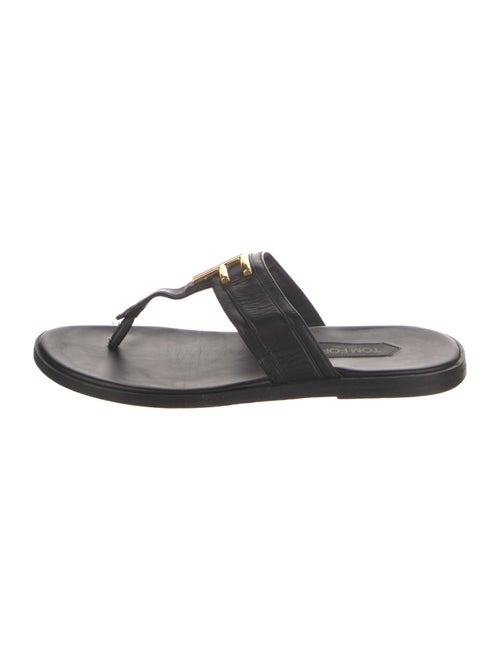 Tom Ford Leather Flip Flops