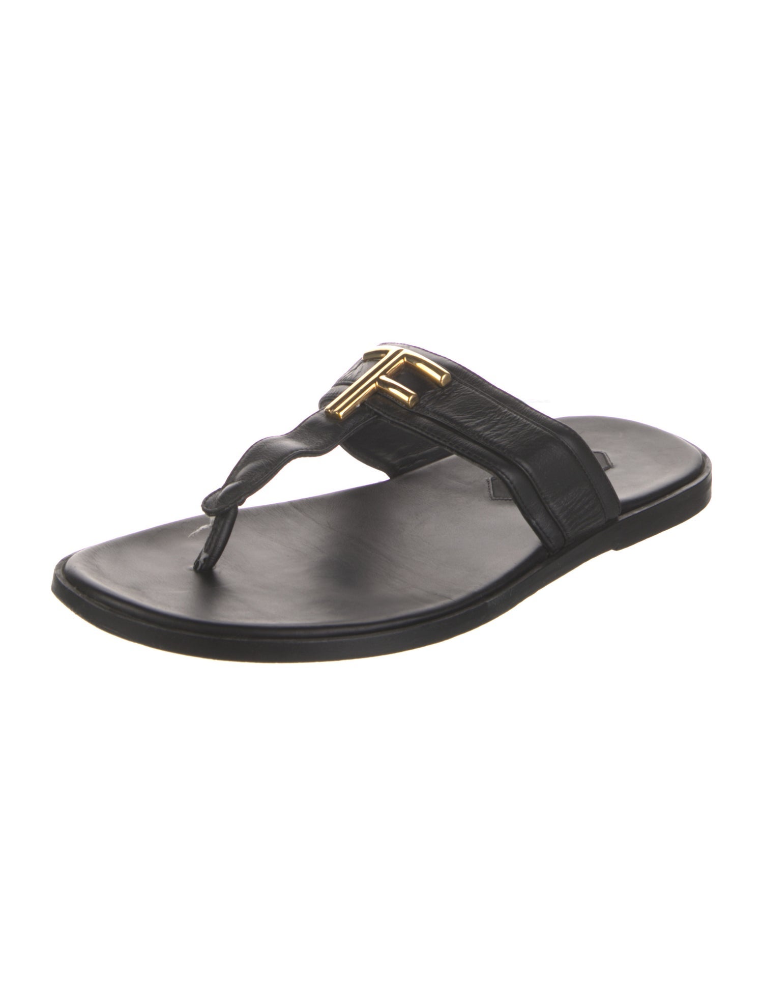 Tom Ford Leather Flip Flops