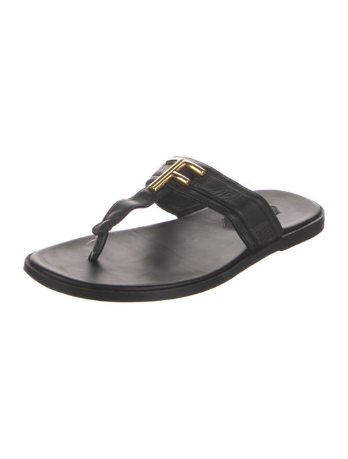Tom Ford Leather Flip Flops