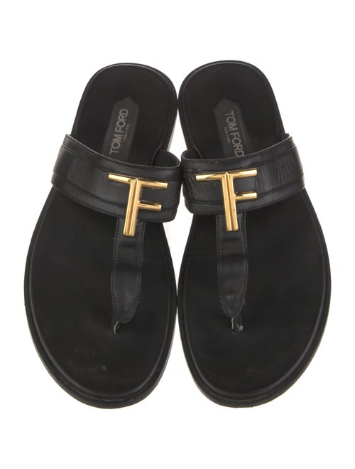 Tom Ford Leather Flip Flops