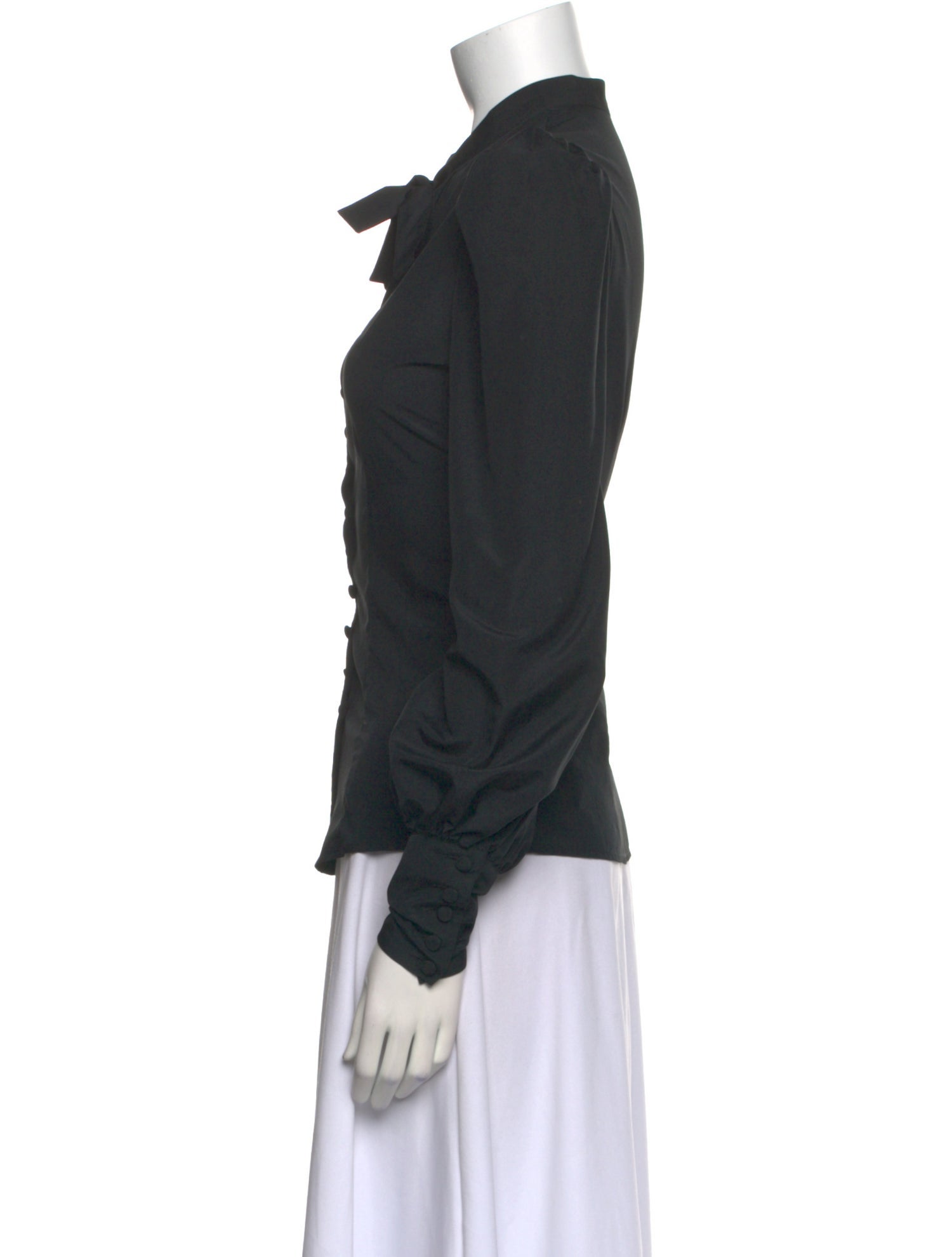 Tom Ford Long Sleeve Button-Up Top