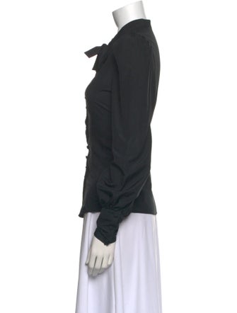 Tom Ford Long Sleeve Button-Up Top