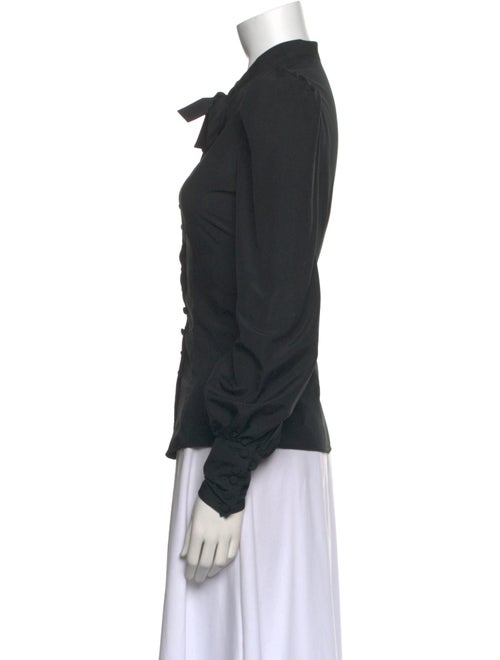 Tom Ford Long Sleeve Button-Up Top