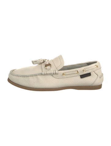 Tom Ford Loafers Leather Boat Shoes 10